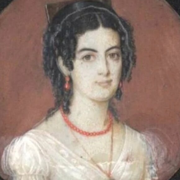 Real Red Coral and 24k Gold Plated Drop Earrings Victorian Regency Style - Picture 9 of 10